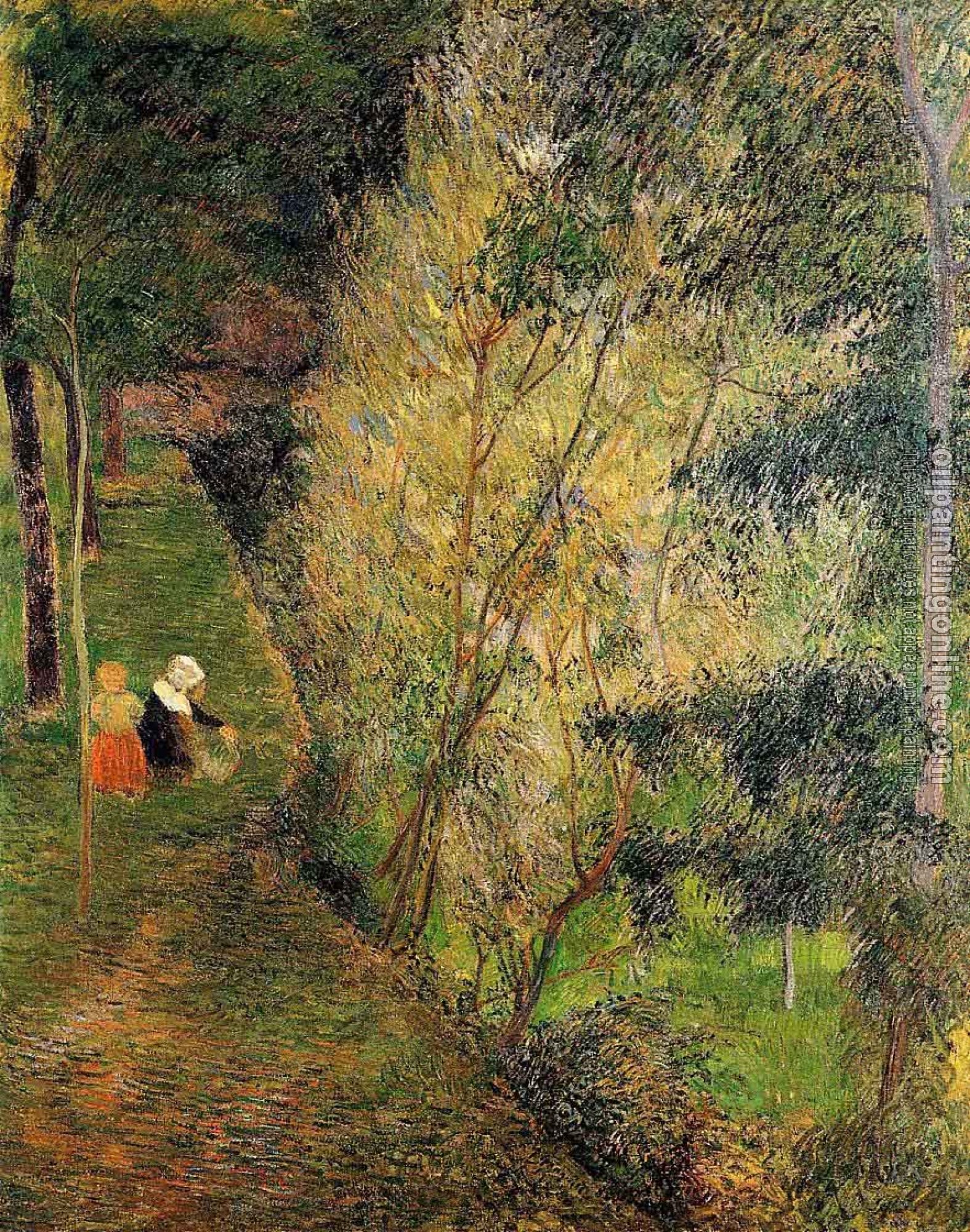 Gauguin, Paul - Pont-Aven Woman and Child